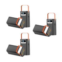 Walta Elite Buddy 50 PD Powerbank 50000 mAH Type C in and Out Power Display Indicator Triple Input port - Black