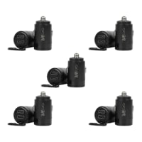 Walta Elite PANACHE 7 Car Charger with Type C to iPhone Cable (65W/2 TYPE-C PORT), Car Charger with Dual Output- Black (Pack of 5)

