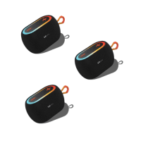 Walta Elite Brio 1120 Speaker TWS Mode 5Watt , Type C Charging- Black (Pack of 3)

