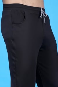 madfrog Men Solid Polyester Blend Side Pocket Track Pants
