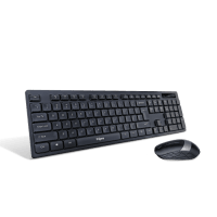 Fingers AeroClicks Keyboard & Mouse Wireless Combo 2.4GHz USB Nano Receiver
