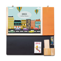IVEI Kids Activity Calendar with Black Board - Orange