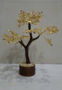 KITREE ENERGISED Citrine Crystal Tree 300 Beads (Color Yellow)