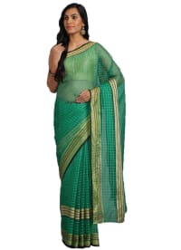 Florence Women's Cotton Silk Saree Blouse