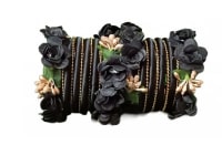 Thread flower ball chain