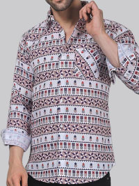 Starry Night Men's Printed Shirt