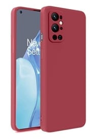 Winble OnePlus 9 Pro Back Cover Case Liquid Silicone (Red)