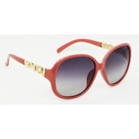 Hrinkar Grey Rectangular Cooling Glass Multicolor Frame Best Sunglasses for Women - HRS466-RD-GRY