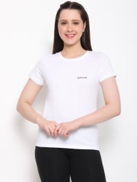OUTFLITS Ladies Solid Tshirts