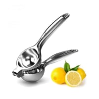 NEWWAY 300g Heavy Duty Lemon Squeezer – Large Zinc Alloy Manual Citrus Juicer with Stainless Steel Finish & Ergonomic Handle | Lemon Lime Press Tool for Kitchen, Bar & Home Use
