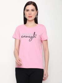 OUTFLITS Ladies Solid Tshirts