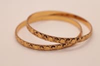 Gold Plated Traditional Indian Bangle Set for Women