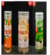 Kots Lichi Sugar Candy - 215 gm" Pack of 3