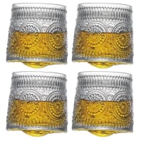 Elegant Glass Set of Stylish Drinkware for Water, Juice, and Whiskey � Perfect for Every Occasion, Elevate Your Beverage Experience with Timeless Design(180ml)