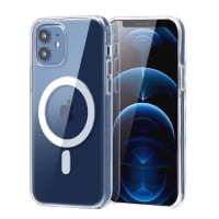 LIRAMARK Magnetic Protective Clear Case Compatible with Magsafe for Apple iPhone 12 Mini (‎Transparent)