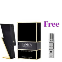 Carolina Herrera Bad Boy Eau De Toilette for Men – 100ml | Bold & Electrifying Fragrance | Long-Lasting Luxury Perfume | Signature Men’s Scent