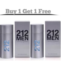 Carolina Herrera 212 EDT Men's Perfume 100ml | Fragrance for Men | Buy 1 Get 1 Free Perfume Scent