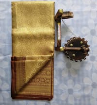  Bridal Tissue  Cotton Saree with Blouse