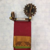 Poonthamil Silk Cotton Saree with Blouse - Rose