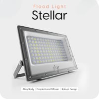 UBX Stellar 100W LED Flood Light With 2-Year Warranty | Cool White | High Brightness Outdoor LED For Security, Landscape, Warehouse, Backyard
