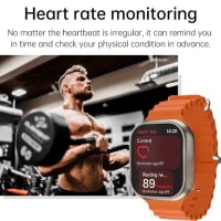 Smartwatch with Advanced Heart Rate Monitoring and Fitness Tracking