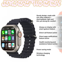 Premium Smartwatch with Always-On Display and Health Monitoring