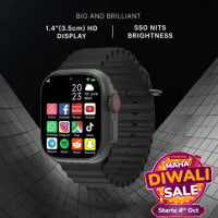 Smartwatch with 1.4" HD Display and 550 Nits Brightness
