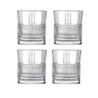 Premium Stylish,Crystal Bourbon Whiskey Brandy Glasses Wine Glass Crafted Lead Free Glass Great Rocks Barware for Scotch Bourbon Liquor Cocktail Drinks Spirit Drinks Scotch Cognac,(310 ml)