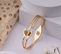Elegant Gold Butterfly Bracelet for Women with Crystals | Chic Daily Wear