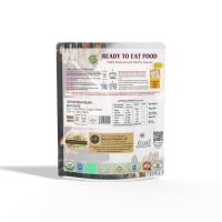 INDIAN KHANA KHAZANA Kesar Suji Halwa | No Added Preservative and Colours | Serve Hot Anytime Anywhere with our Flameless Food Heater inside the Pack | Indian Tasty Flavour Ready to Eat Food Kesar Suji Halwa