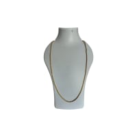 Yellow Gold Singapore Chain Necklace for Men and Women - 20 Inches