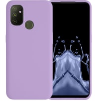 LIRAMARK Liquid Silicone Soft Back Cover Case for OnePlus Nord N100 5G / 1+Nord N100