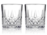 Whiskey Drinking Glass Brandy, Wine Glass Trim Round Vintage Juice Glasses, Romantic Water Glasses Tumblers Bourbon for Juice, Cocktail, Beverages, Liquor(285 Ml)