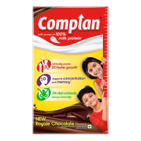 Complan Nutrition Drink Powder for Children, Royal Chocolate Flavour,1 kg Refill Pack | Nutrition drink for kids with protein & 34 vital nutrients