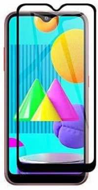 PLUGTECH Advanced Tempered Glass With Anti-Explosion 9H Hardness Edge-To-Edge Coverage Screen Guard for SAMSUNG M01S