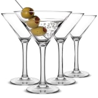 Martini Glasses Martini Cocktail Glasses with Stem, Reusable Cocktail Glasses for Bar, Margarita, Whiskey, Gin, Tequila, BPA-Free, Dishwasher-Safe, Clear (160 ML)