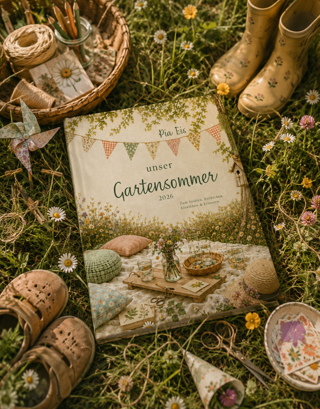 Buchcover Unser Gartensommer 2026