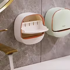 Wall Mounted Luxury Soap Holder With Lid thumbnail 3
