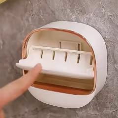 Wall Mounted Luxury Soap Holder With Lid thumbnail 5