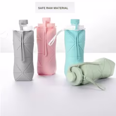 BPA Free Silicone Water Bottle Reusable & Sustainable thumbnail 4