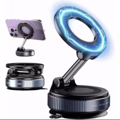 Vacuum Magnetic Suction Phone Mount – 360° Rotatable thumbnail 3