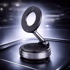Vacuum Magnetic Suction Phone Mount – 360° Rotatable thumbnail 5