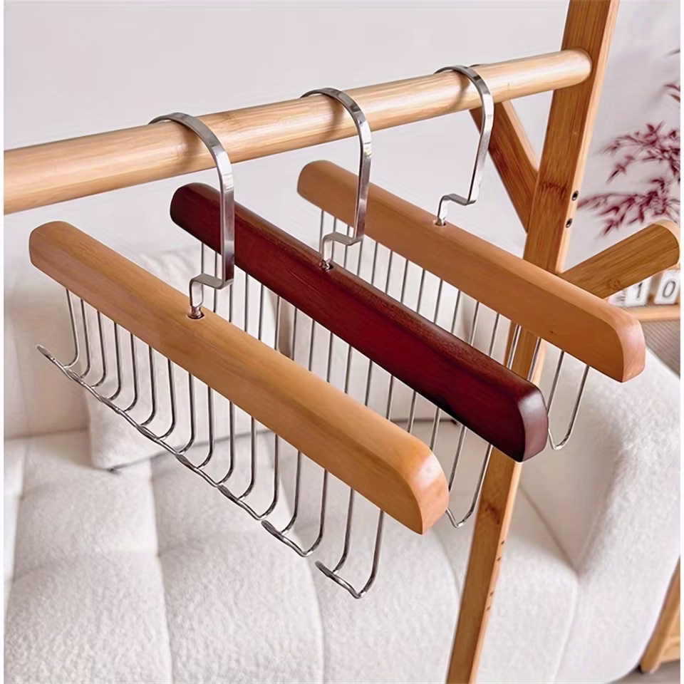 Wooden Clothes Hanger (4 Pcs) - View 2