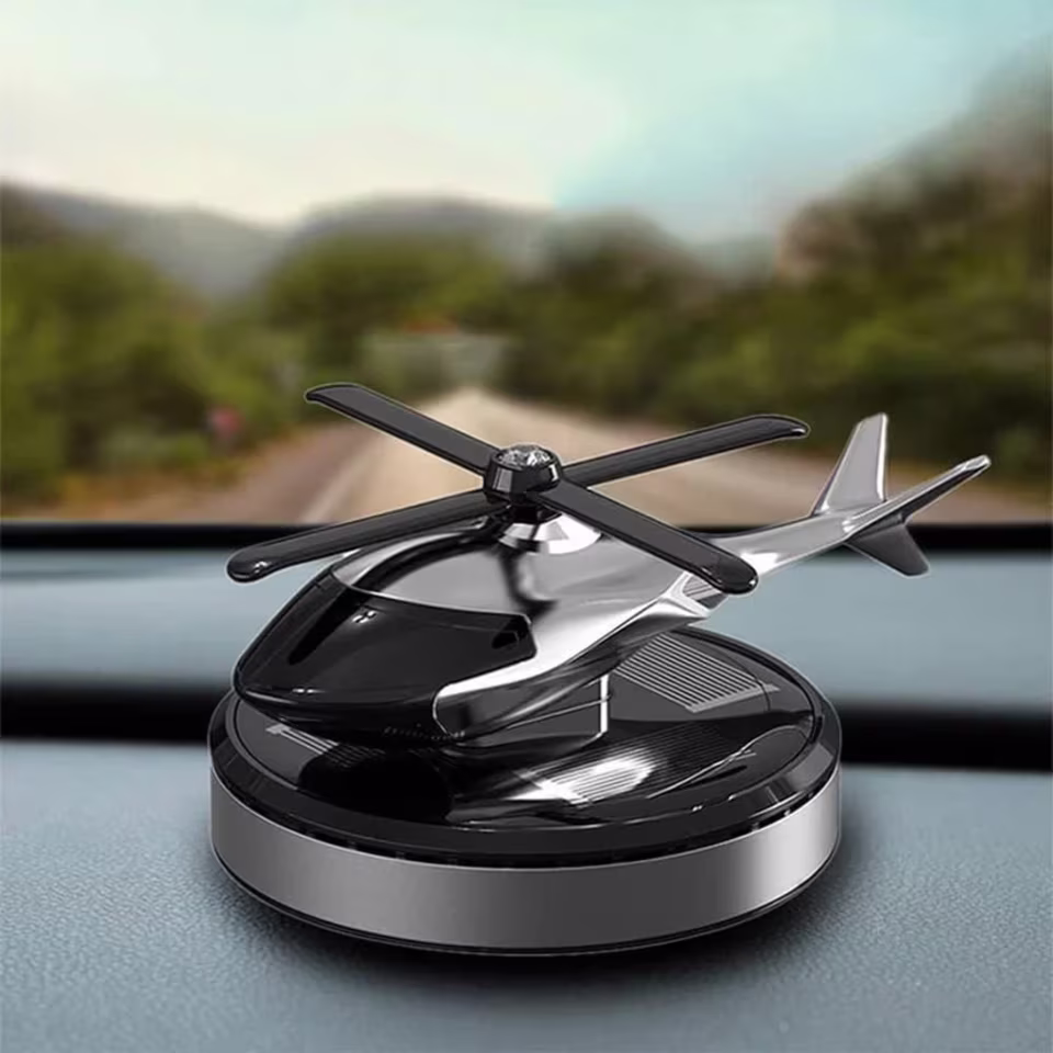 Solar Helicopter Car Diffuser - View 2