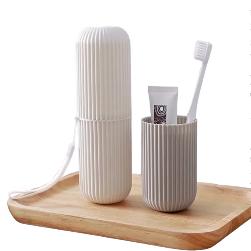 Portable Toothbrush Travel Cover Cup Holder - View 1