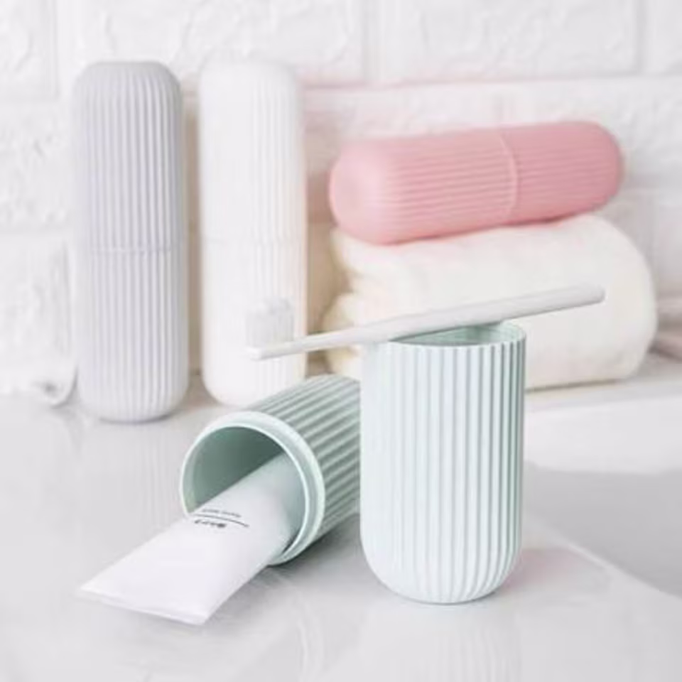 Portable Toothbrush Travel Cover Cup Holder - View 2