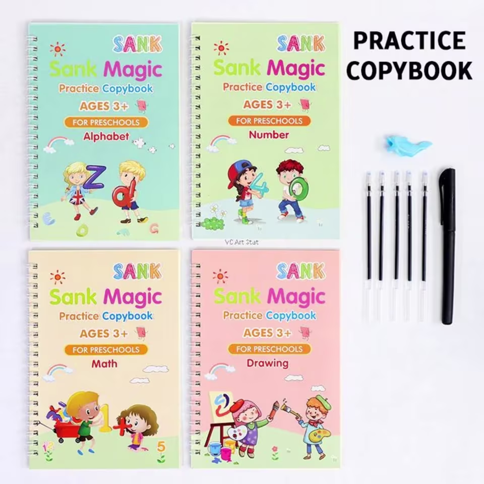 Set of 4 Sank Magic Practice Copybook for  Kids - View 5