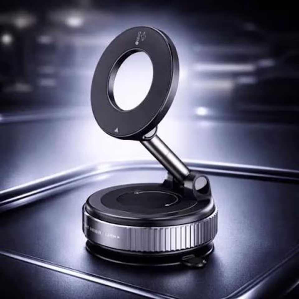 Vacuum Magnetic Suction Phone Mount – 360° Rotatable - View 5