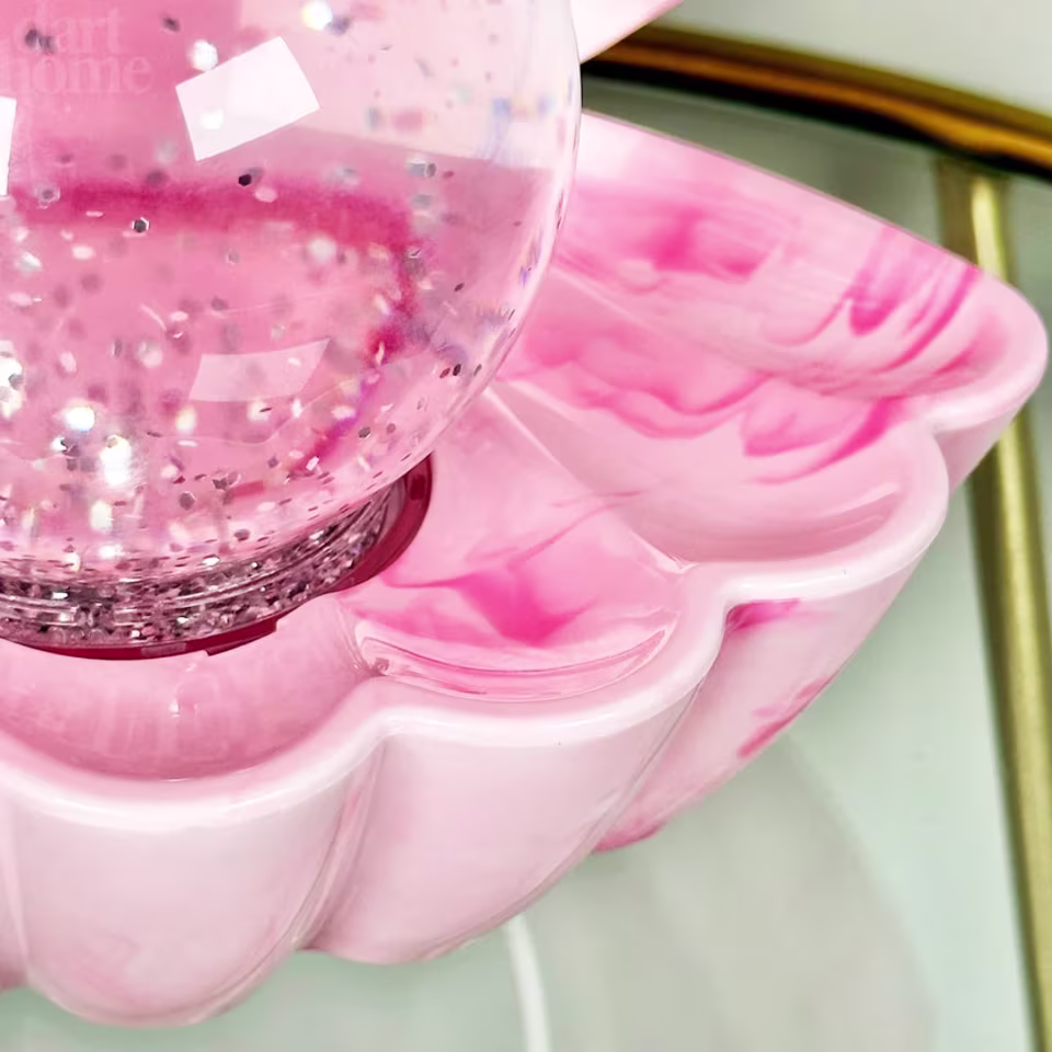 Seashell Pearl Night Light – Color-Changing Glitter Pearl in Shell Table Lamp, Aesthetic Bedroom Decor & Mood Light - View 6