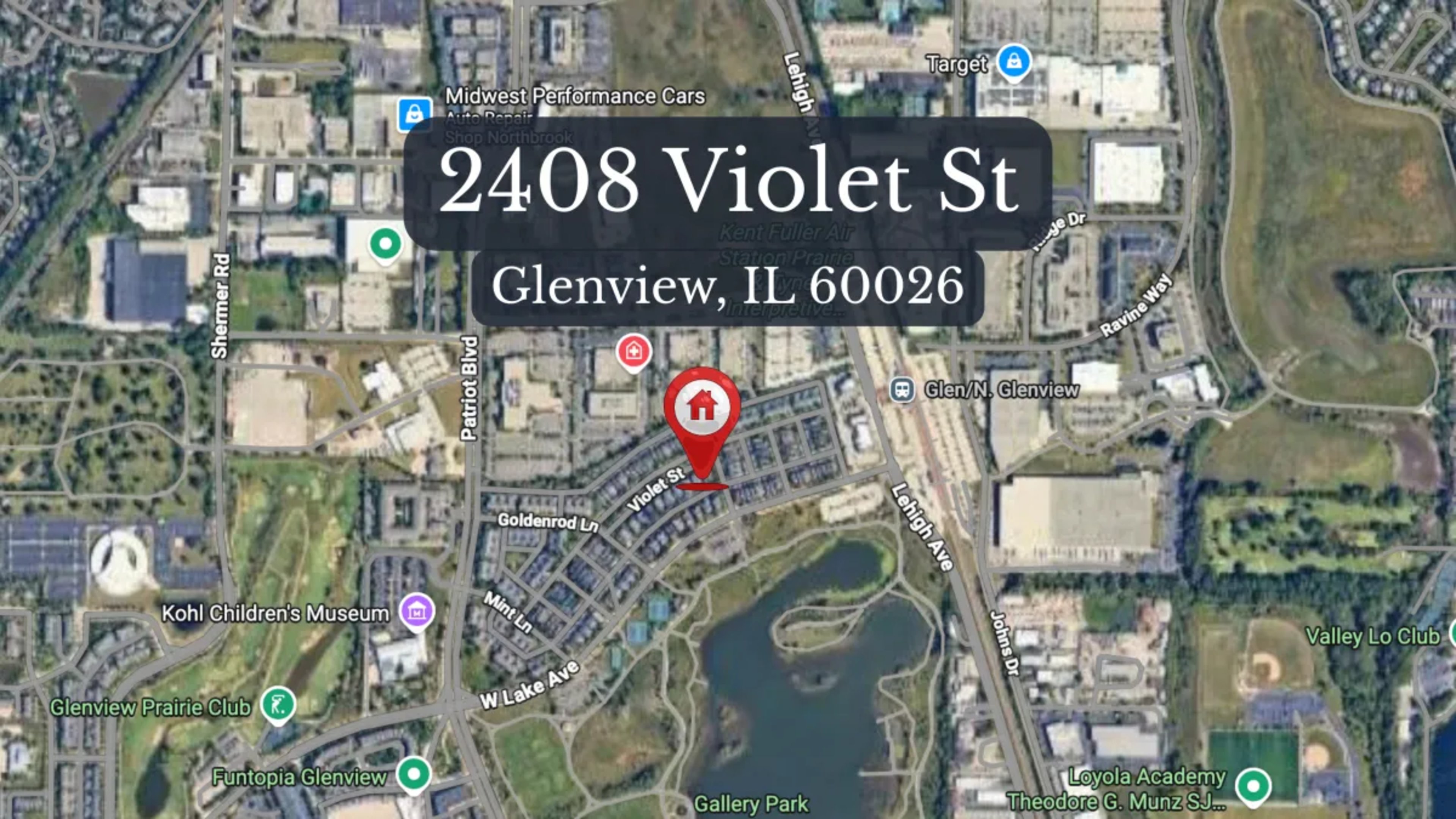 2408 Violet St Glenview IL Outside